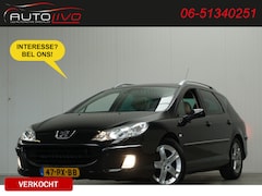 Peugeot 407 SW - 3.0-24V V6 XT Pack AUTOMAAT NL AUTO PANO JBL LEER NAV CLIMA TREKHAAK etc