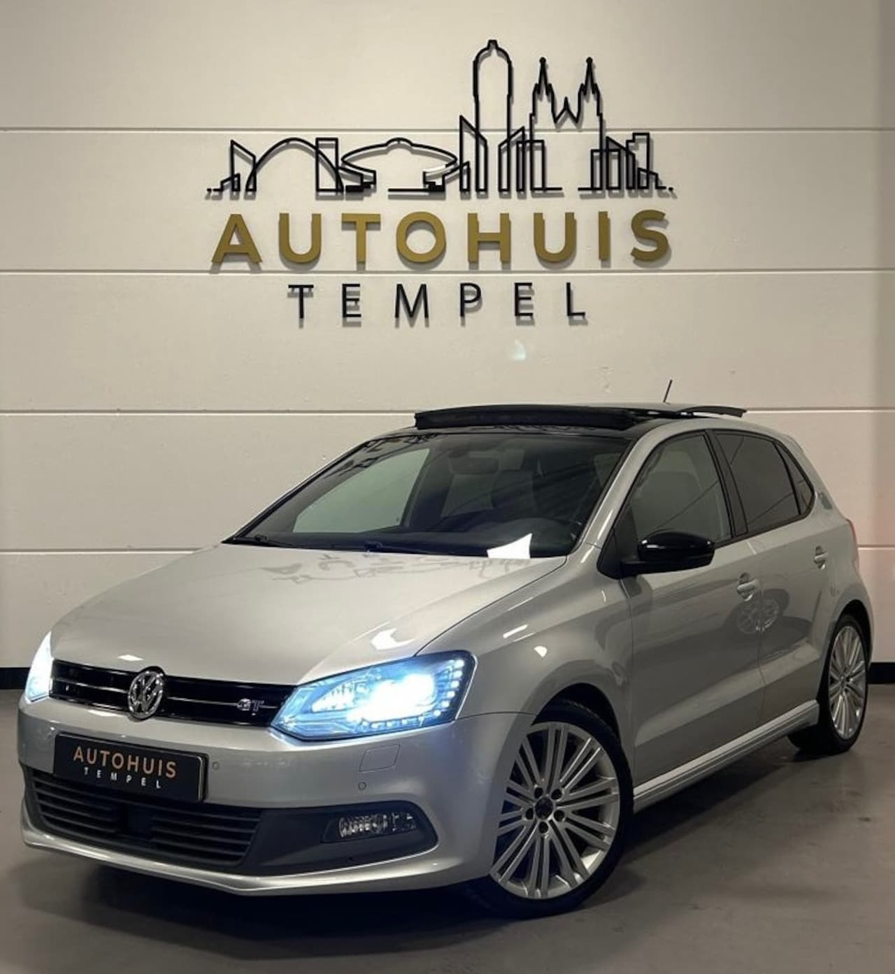 Volkswagen Polo - 1.4 TSI BlueGT Automaat Nap Airco Cruise Climate Pdc Camera Vol - AutoWereld.nl