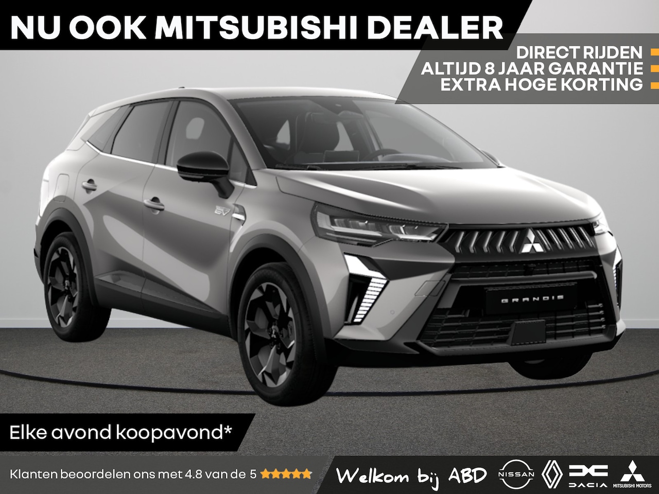 Mitsubishi Grandis - Intense+ 1.8 HEV | Achteruitrijcamera | Adaptive Cruise Control (ACC) | Automatic High Bea - AutoWereld.nl