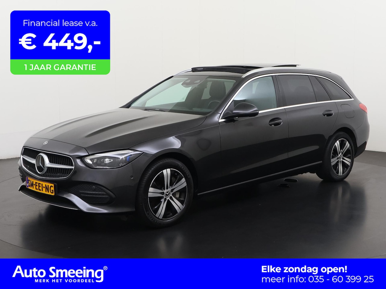 Mercedes-Benz C-klasse Estate - 300e Avantgarde | Panoramadak | Trekhaak | Adaptive cruise | Zondag Open! - AutoWereld.nl