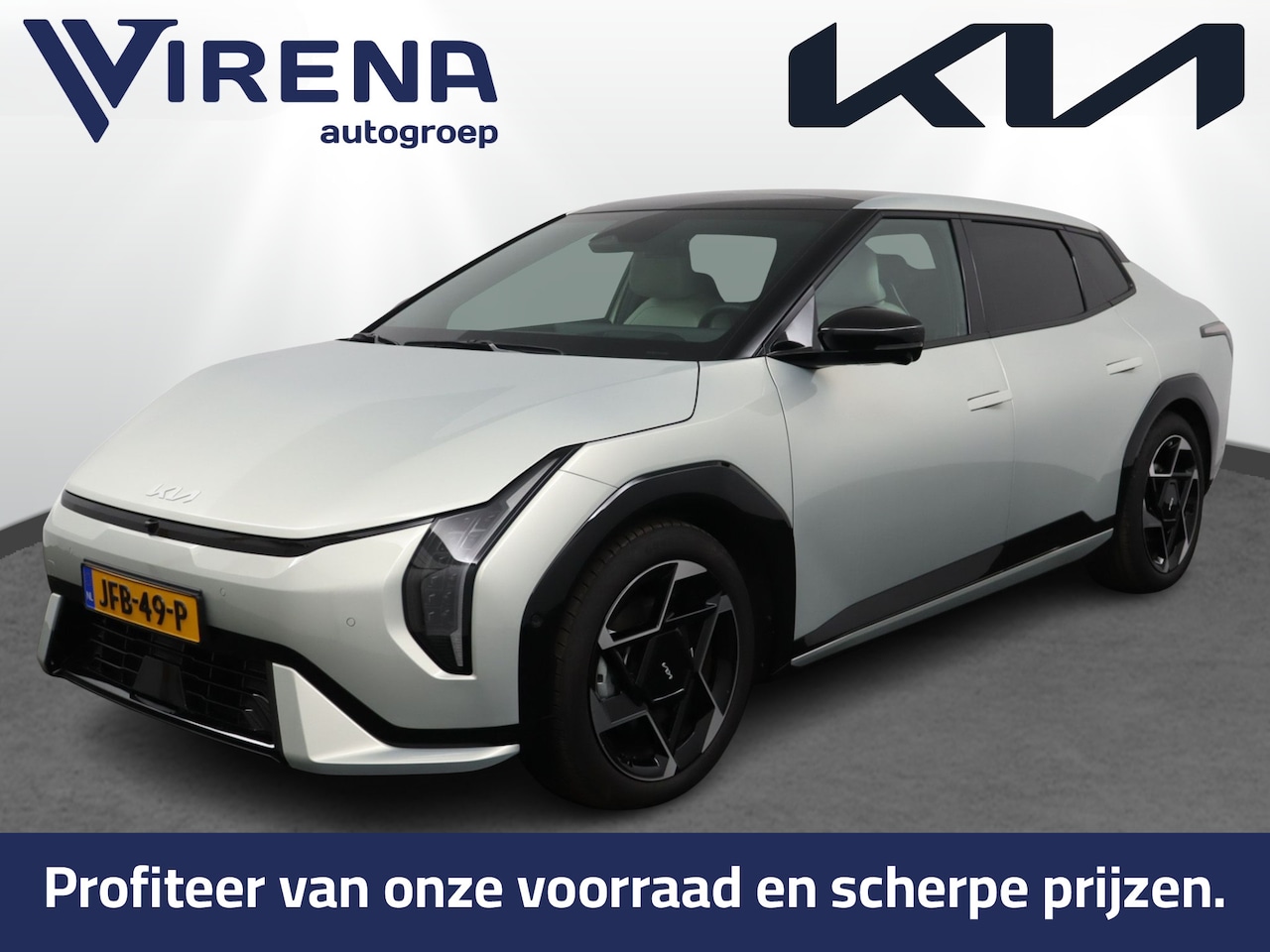 Kia EV4 Fastback - GT-PlusLine 81.4 kWh - Stoelverwarming/ventilatie - Glazen Schuif-/kanteldak - Elektrisch - AutoWereld.nl