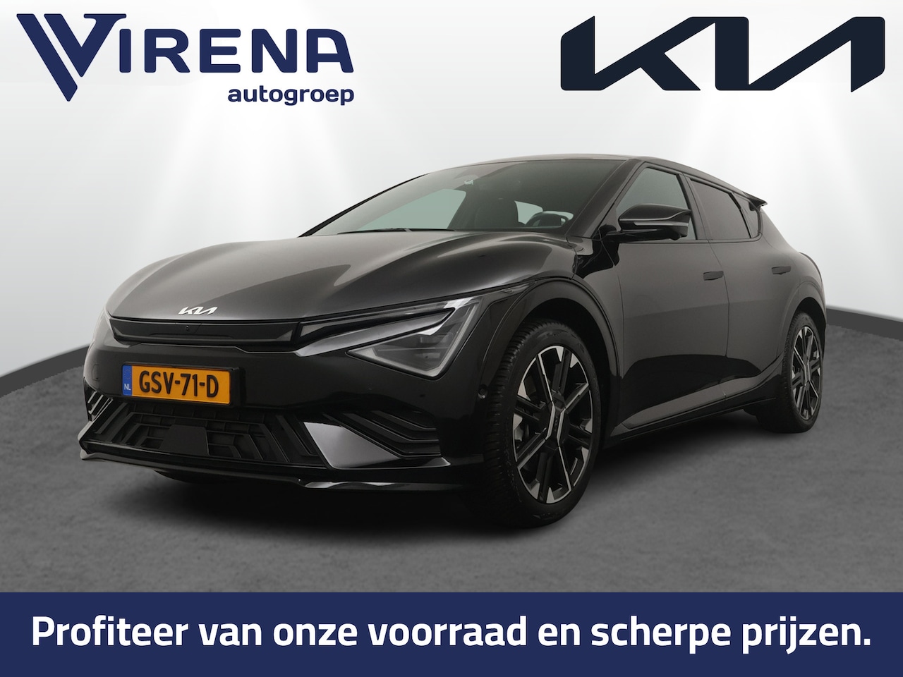 Kia EV6 - GT-Line 84 kWh - Navigatie - LED Koplampen - Stoelverkoeling - Climate Control - Adaptief - AutoWereld.nl