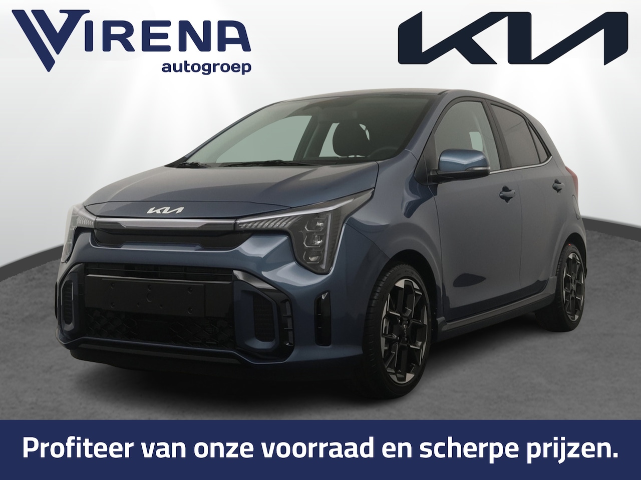 Kia Picanto - 1.0 GDi GT-Line - 2.000 INRUILPREMIE - Schuif/kanteldak - Stoel/Stuurwielverwarming - Appl - AutoWereld.nl