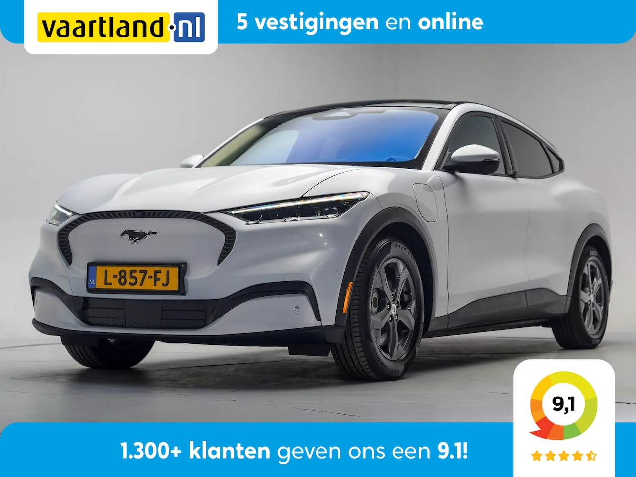 Ford Mustang Mach-E - Mustang Mach-E - RWD 75 kWh [ Adapt. cruise Clima LED B&O ] - AutoWereld.nl