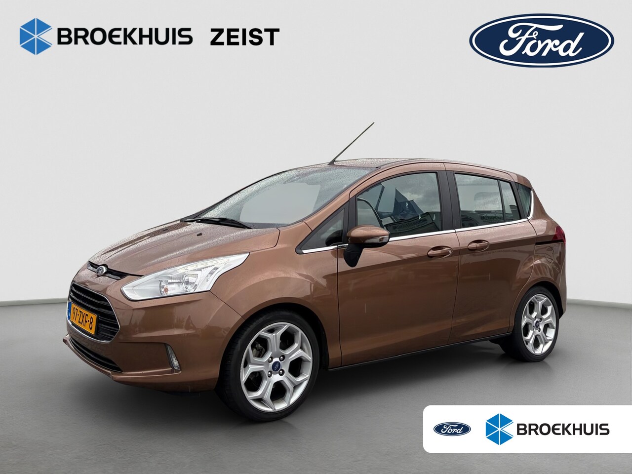 Ford B-Max - 1.0 EcoBoost Titanium | Nieuw geleverd | 100% dealer o.h. | NAP | Trekhaak | Stoeklverwarm - AutoWereld.nl