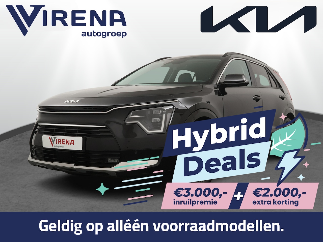 Kia Niro - 1.6 GDi Hybrid DynamicPlusLine - Prijs incl. Hybrid Deals - Meerdere kleuren uit voorraad - AutoWereld.nl