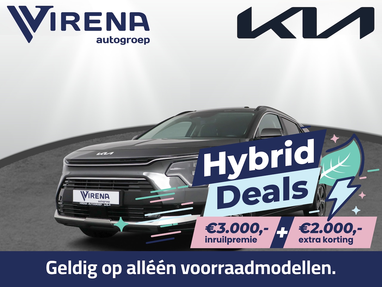 Kia Niro - 1.6 GDi Hybrid DynamicPlusLine - Prijs incl. Hybrid Deals - Meerdere kleuren uit voorraad - AutoWereld.nl
