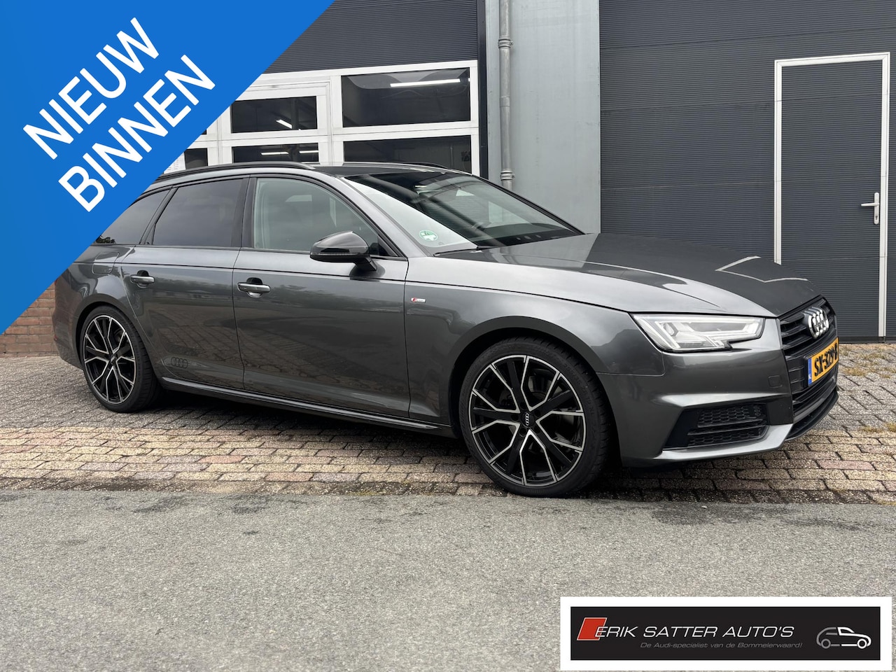 Audi A4 Avant - 1.4 TFSI Sport S line black edition 19"| Led|  Stoelverw| Leder met rode stiksel| Private - AutoWereld.nl