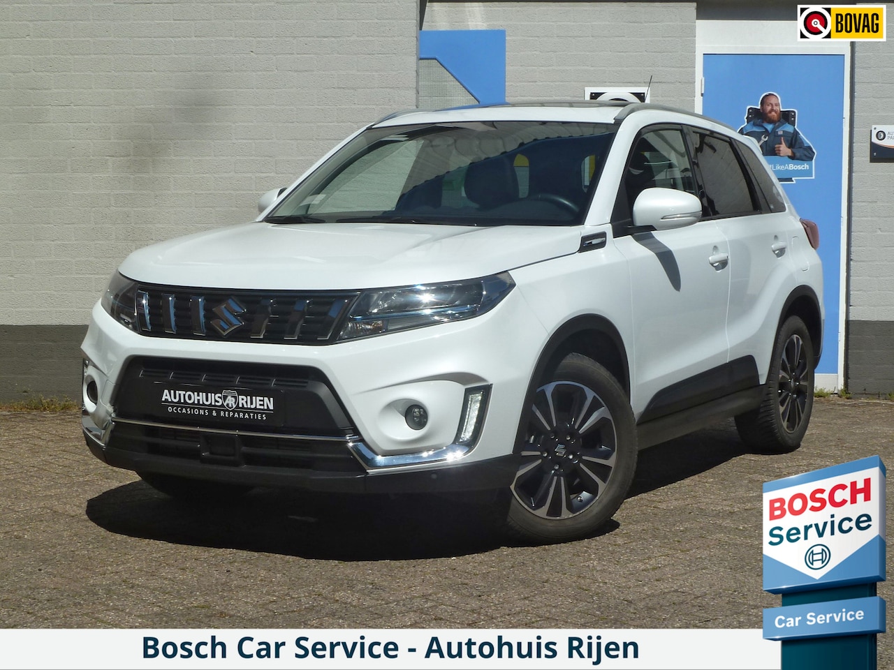 Suzuki Vitara - 1.4 Boosterjet Style Smart Hybrid|Panodak|Led|Adaptive-Cruise|Keyless-Entry|Stoelverwarmin - AutoWereld.nl
