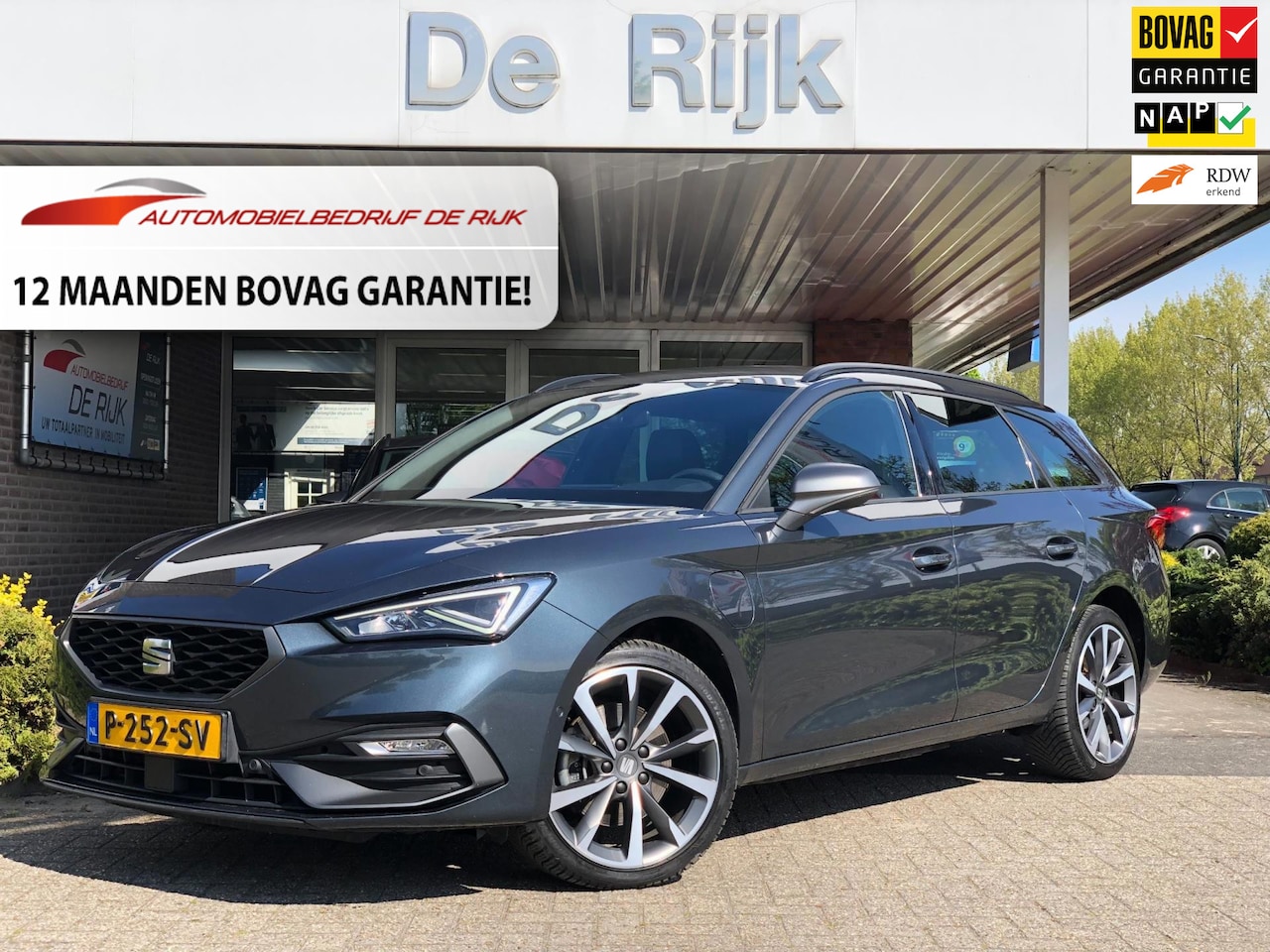 SEAT Leon Sportstourer - 1.4 TSI eHybrid PHEV FR Business Intense | ACC, Camera, Virt. Cockpit, Memory, Leder/Alcan - AutoWereld.nl