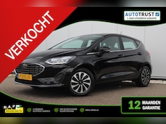 Ford Fiesta - 1.0 EcoBoost Hybrid Titanium 125PK Navigatie Carplay Android Climate Cruise Control LED