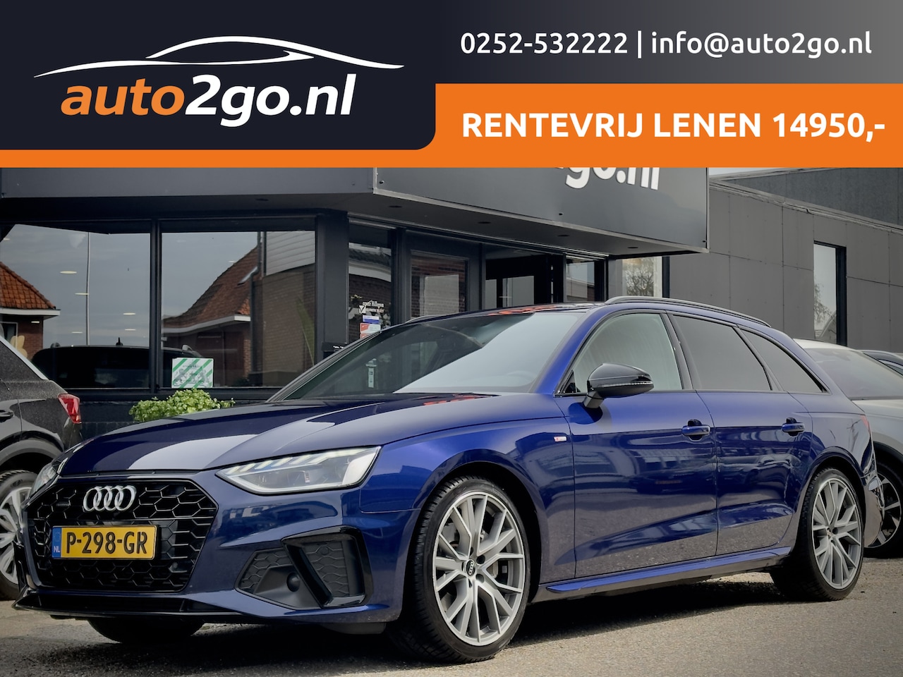 Audi A4 Avant - 40 TFSI AUT7 QUATTRO S-LINE COMPETITION EDITION LEDER NAVI DIGI-DASH APPLE-CARPLAY LED LMV - AutoWereld.nl