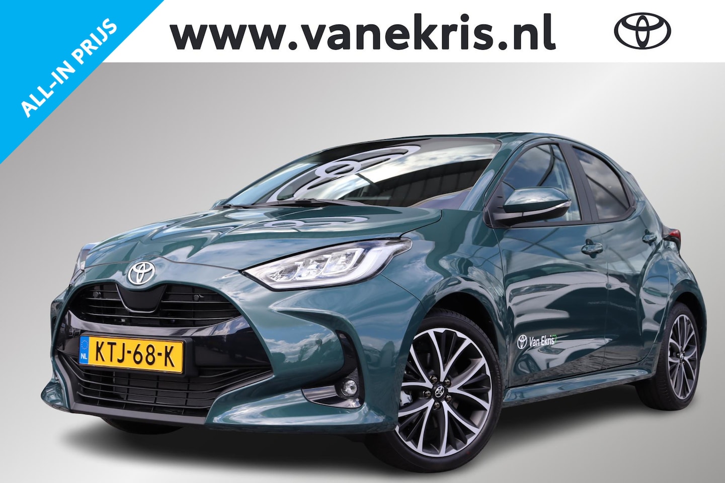 Toyota Yaris - 1.5 Hybrid 115 Dynamic 1.5 Hybrid 115 Dynamic, Comfort Pack, € 1000 Demo Voordeel! BSM, Apple Carplay / Android A - AutoWereld.nl