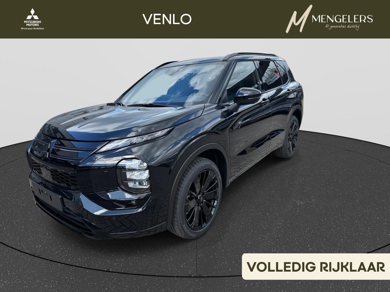 Mitsubishi Outlander - 2.4 PHEV Black Edition RIJKLAAR | Full Options ! - AutoWereld.nl