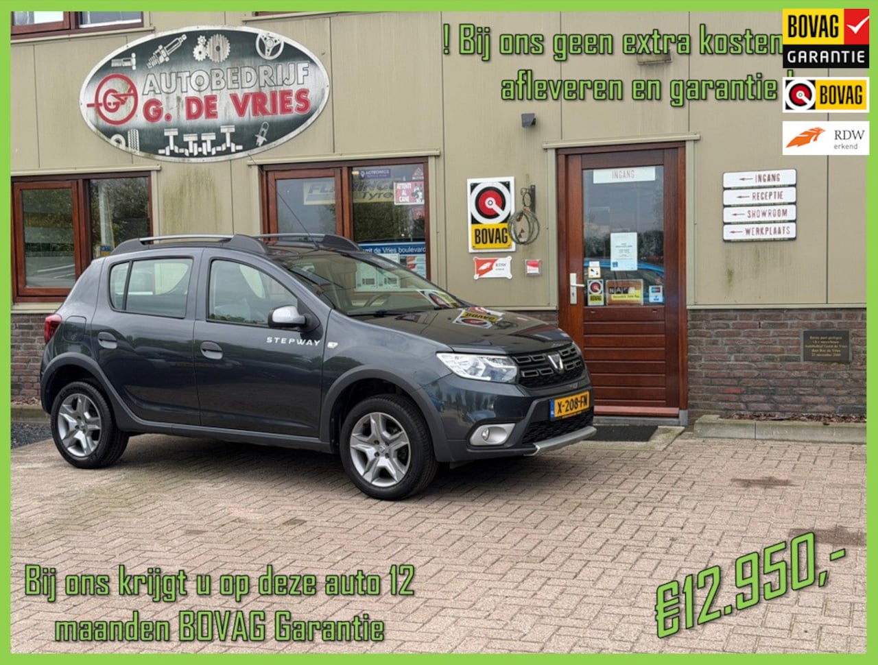 Dacia Sandero Stepway - 0.9 TCe - Prijs inclusief 12 maanden BOVAG-garantie en afleveren – - AutoWereld.nl