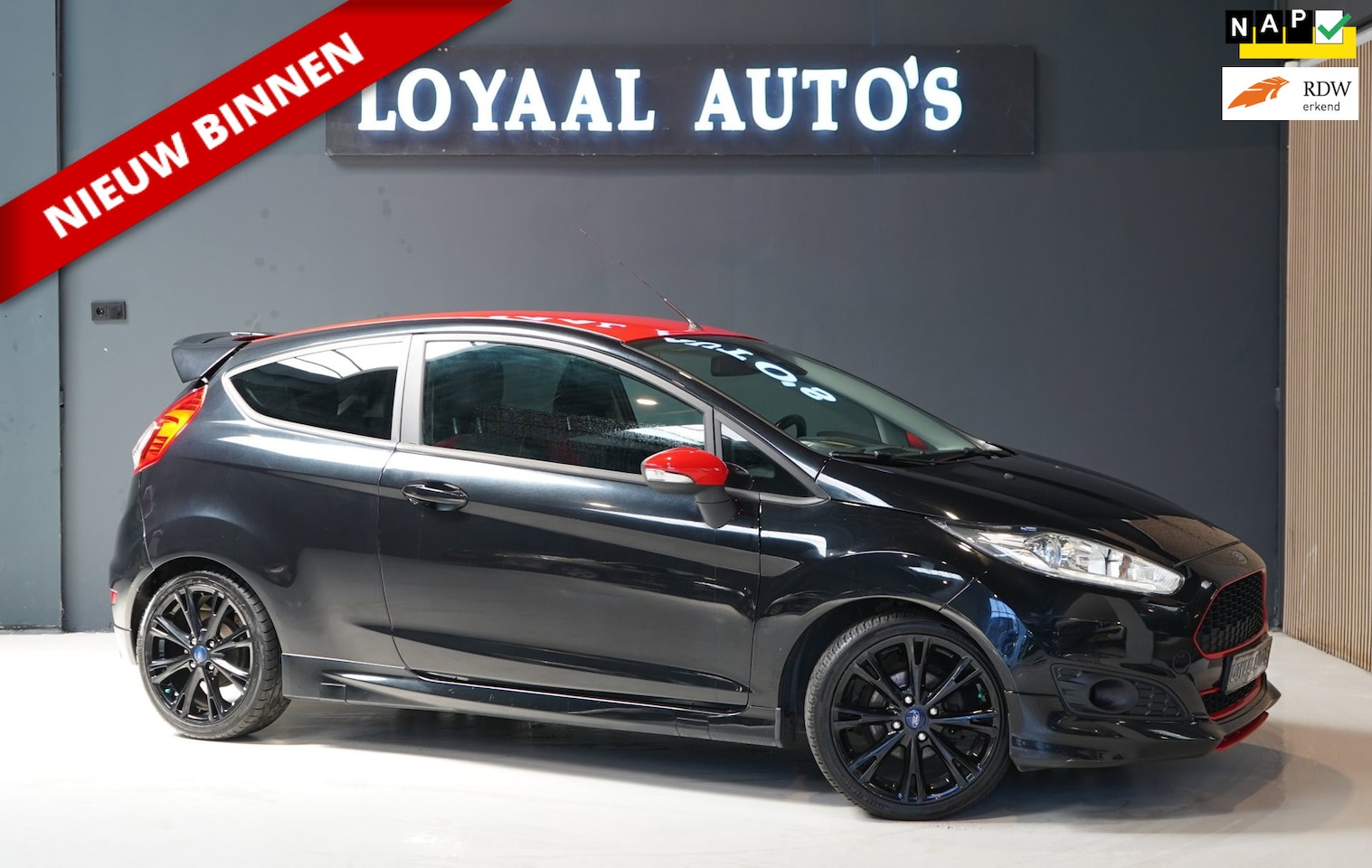 Ford Fiesta - 1.0 EcoBoost Black Edition | NAVI | AIRCO | CRUISE | TREKHAAK | PDC | NAP | APK. - AutoWereld.nl