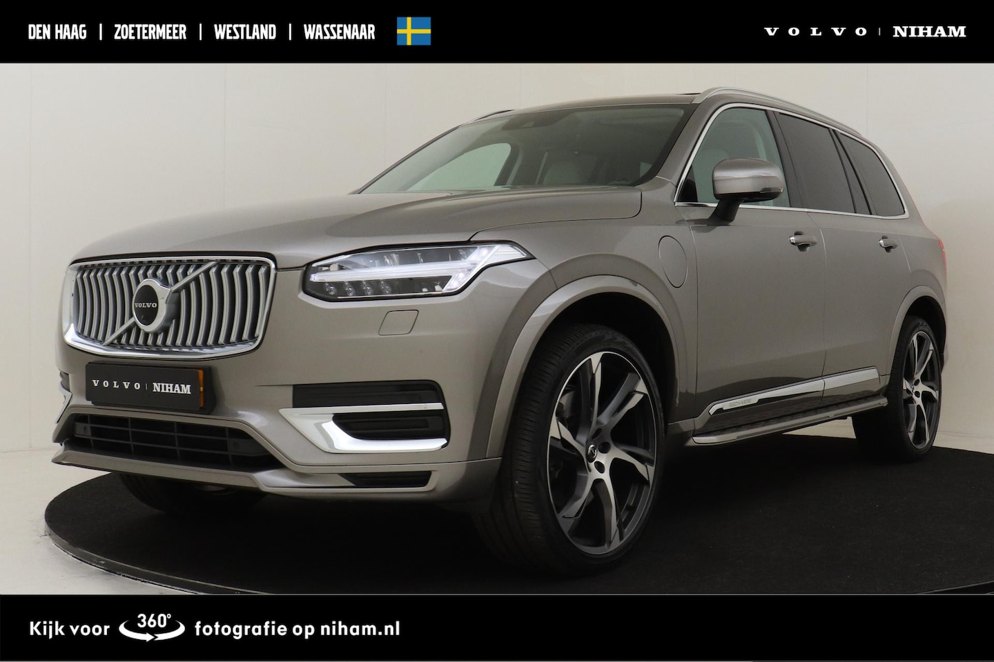 Volvo XC90 - T8 RECHARGE AWD INSCRIPTION EXCLUSIVE *HEICO!* -PANO.DAK|HARMAN/KARDON|GEVENT.LEDER|360°CA - AutoWereld.nl