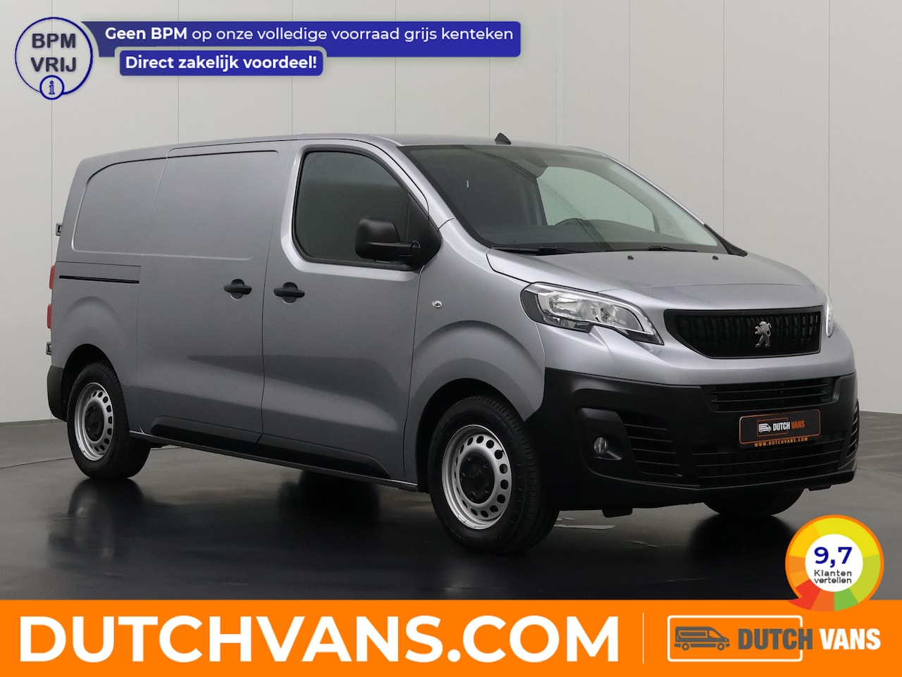 Peugeot Expert - Lang 75Kwh | Elektrisch | Multimedia | Airco | Cruise | 3-Zits | Betimmering - AutoWereld.nl