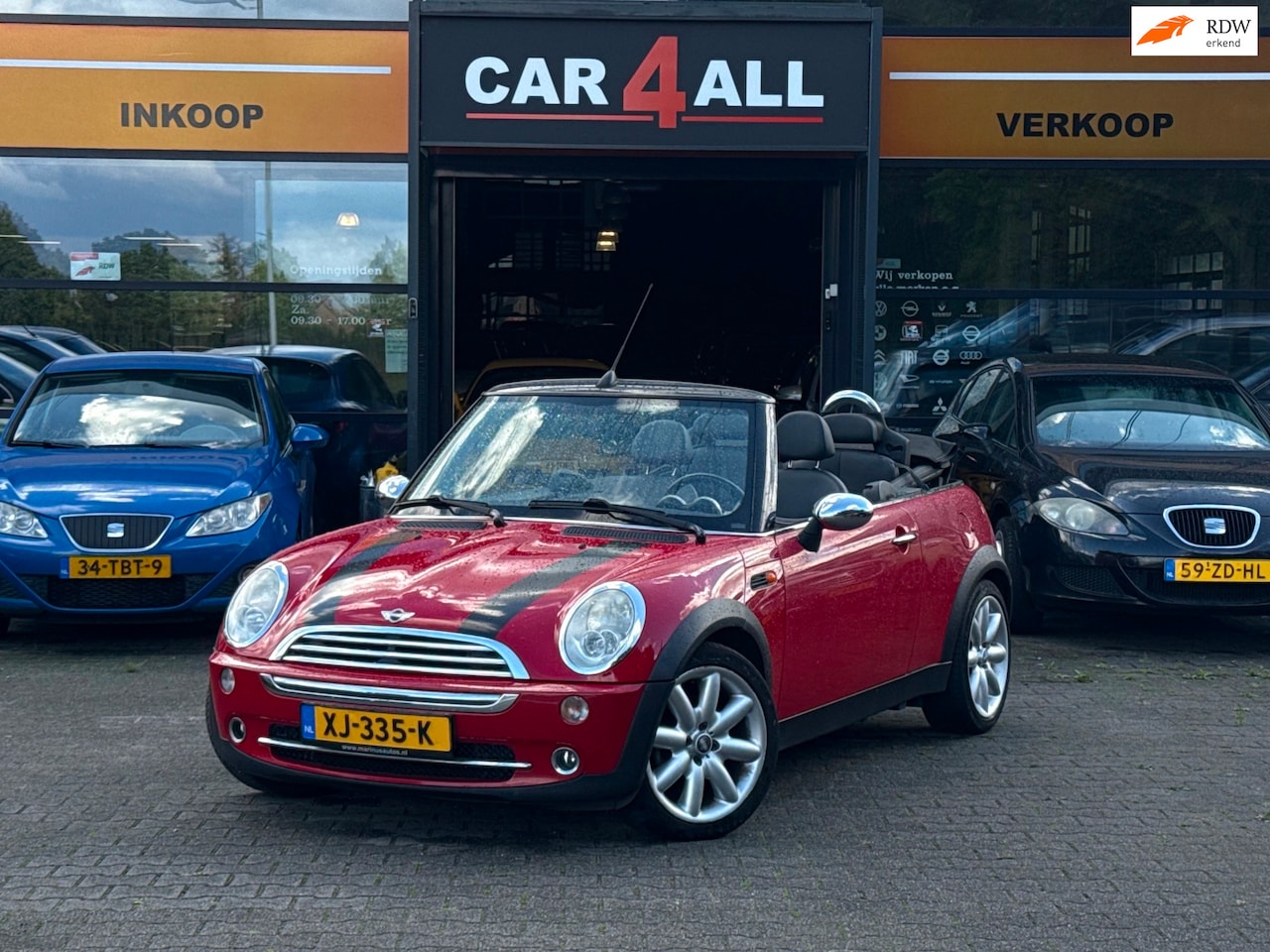 MINI Cabrio - 3-Deurs 1.6 Cooper PDC/NAVI/AIRCO/CRUISE/LMVELGEN/STLVRM/BOMVOL - AutoWereld.nl