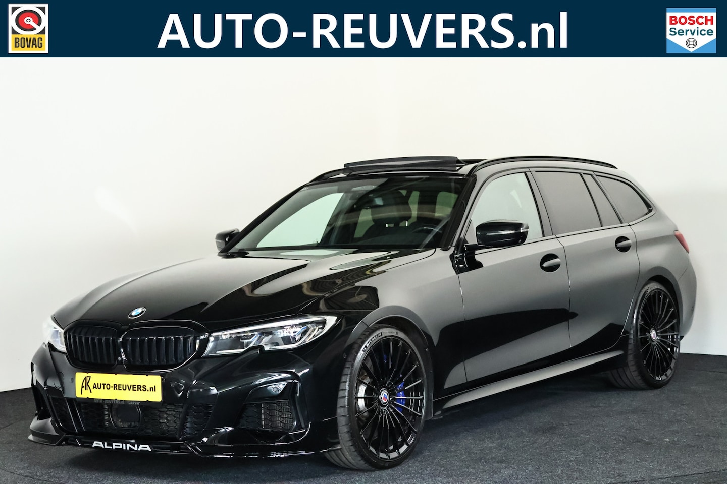 Alpina B3 - Touring No 155 Navi / Leder / Pano / HUD / Carplay / LED / Trekhaak / 463 pk - AutoWereld.nl