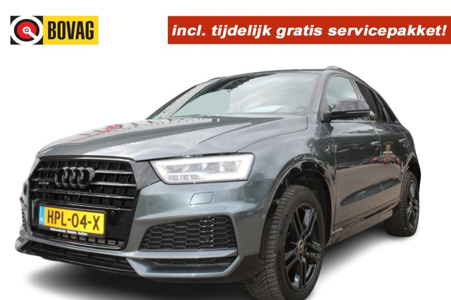 Audi Q3 - 2.0 TFSI Quattro S-Line sport Blackline Leder Matrix Led Camera Navi - AutoWereld.nl