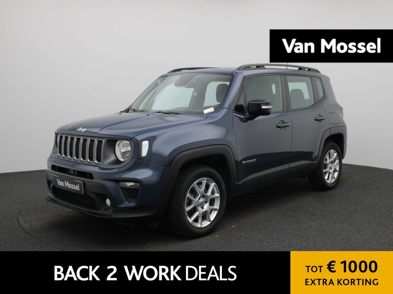 Jeep Renegade - 1.3 Turbo T4 190 4xe ATX Limited | AUTOMAAT | ACHTERUITRIJCAMERA | NAVIGATIE | CLIMATE CON - AutoWereld.nl