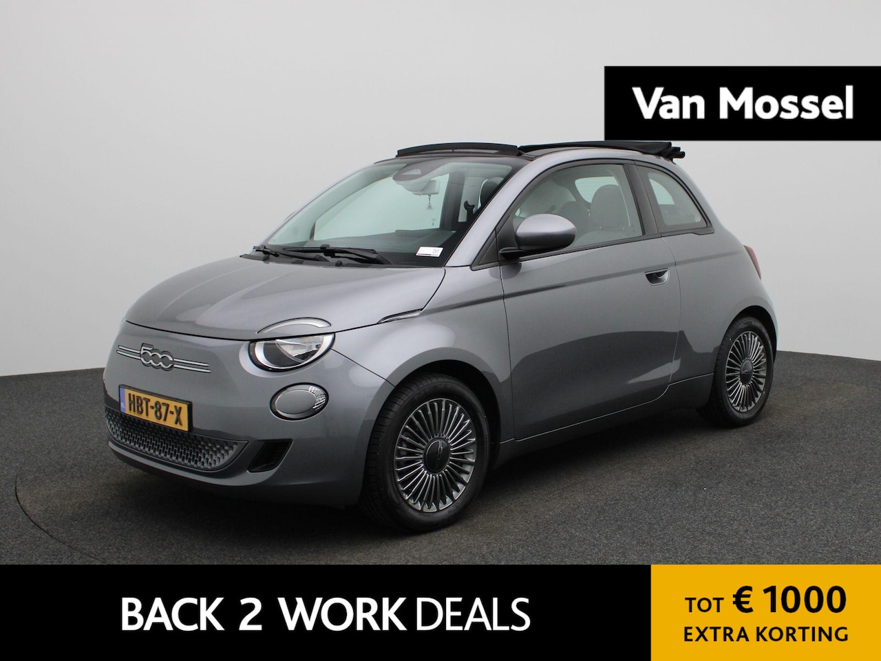 Fiat 500 C - RED 42 kWh | APPLE CARPLAY | ANDROID AUTO | STOELVERWARMING | PARKEERSENSOREN ACHTER | KEY - AutoWereld.nl