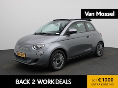 Fiat 500 C - RED 42 kWh | APPLE CARPLAY | ANDROID AUTO | STOELVERWARMING | PARKEERSENSOREN ACHTER | KEY