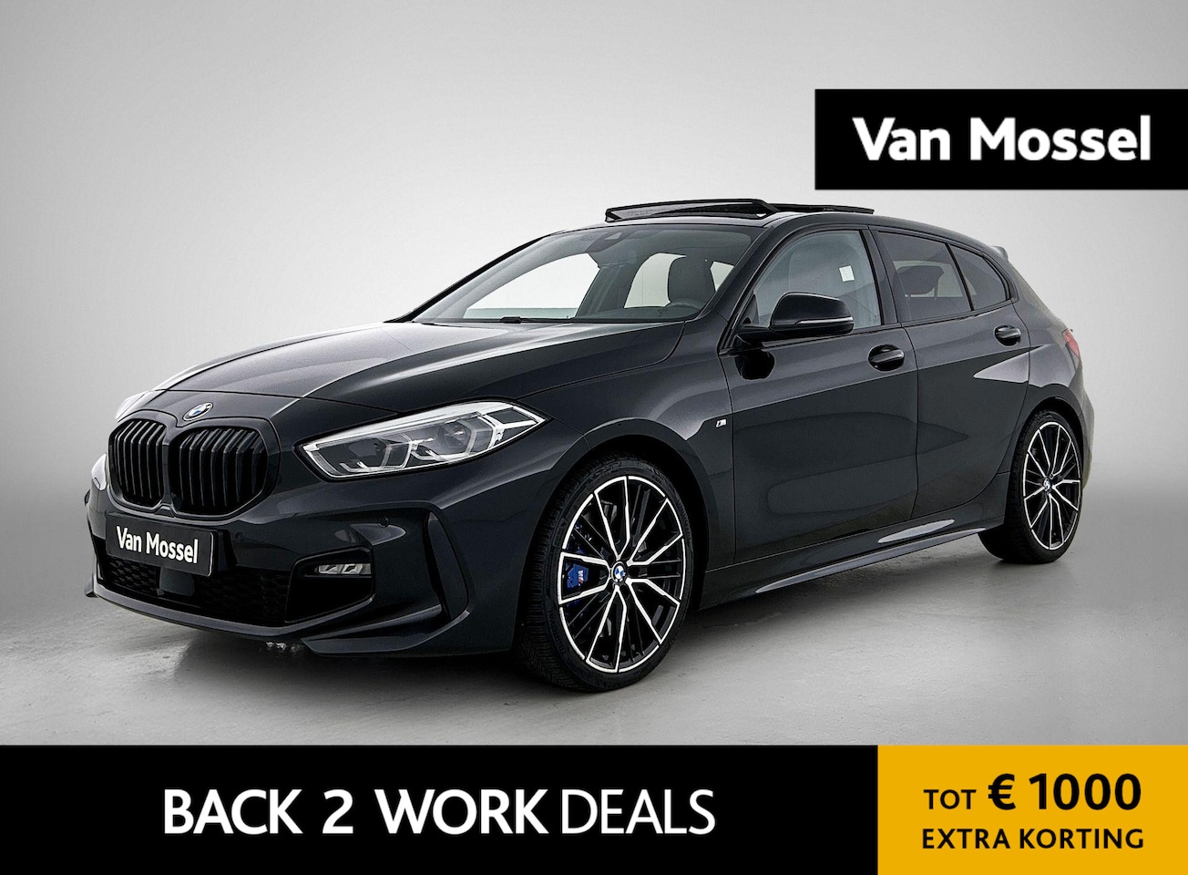 BMW 1-serie - 118i High Executive Edition | AUTOMAAT | PANORAMADAK | LEDER | STOELVERWARMING | APPLE CAR - AutoWereld.nl