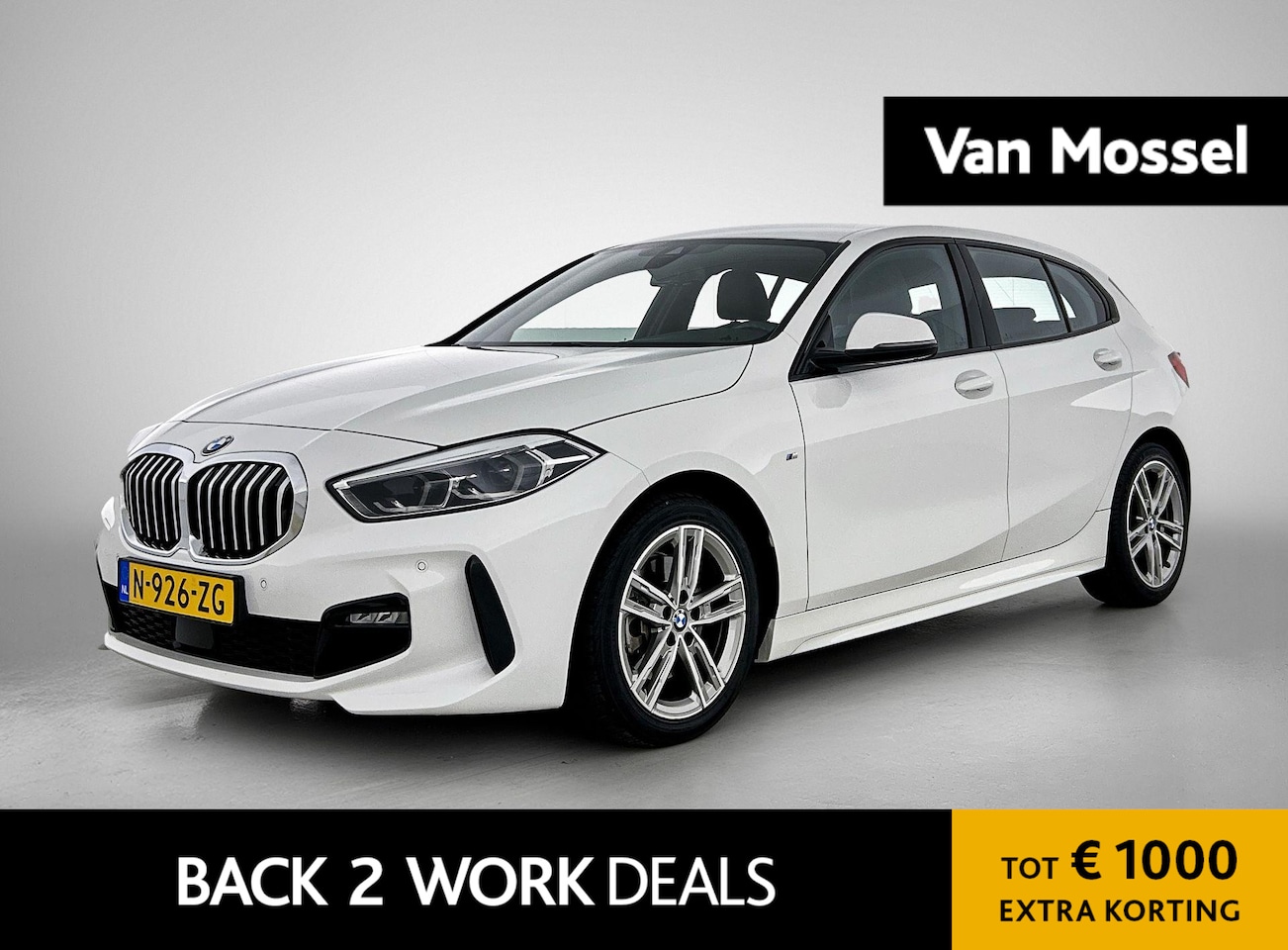 BMW 1-serie - 118i High Executive | M PAKKET | SFEERVERLICHTING | PARKEERSENSOREN | STOELVERWARMING | CR - AutoWereld.nl
