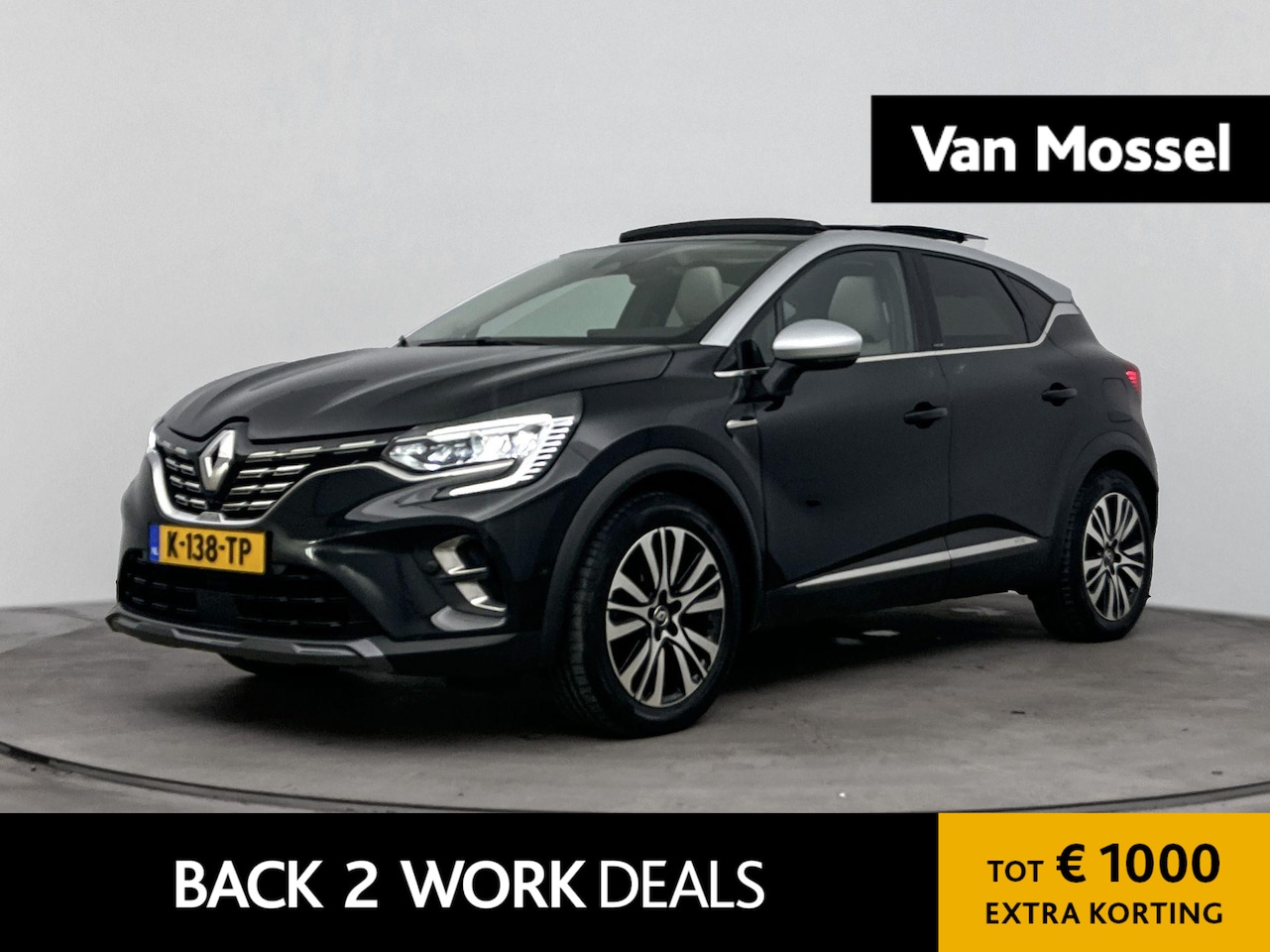 Renault Captur - 1.6 E-Tech Plug-in Hybrid 160 Initiale Paris | PANO | ACC | 360 Camera | BOSE | Stoelverwa - AutoWereld.nl