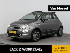Fiat 500 C - 0.9 TwinAir Turbo Lounge | CABRIO | CLIMATE CONTROL | PARKEERSENSOREN | 2e EIGENAAR |
