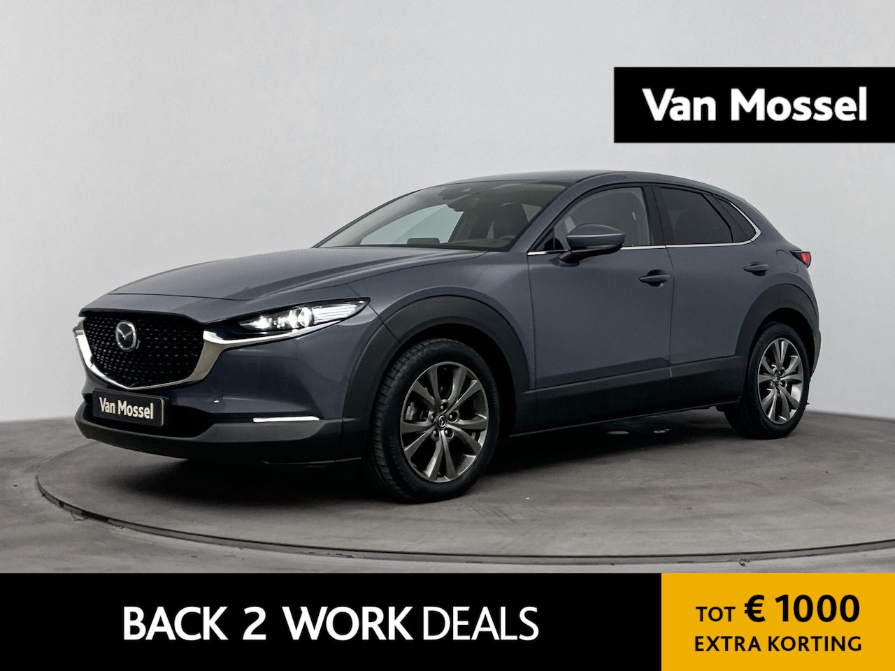 Mazda CX-30 - 2.0 e-SkyActiv-X M Hybrid Luxury | TREKHAAK | LEDER | MEMORYSTOELEN | HEAD UP DISPLAY | BO - AutoWereld.nl