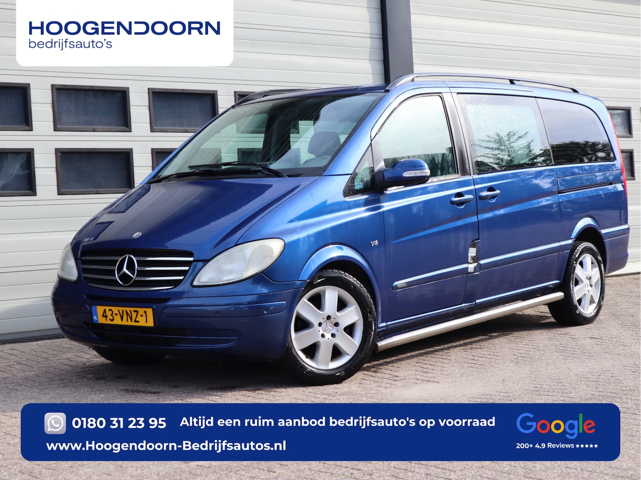 Mercedes-Benz Viano - 3.0 CDI V6 Automaat - DC 5 Pers. - MARGE - 2x Schuideur - Luchtvering - AutoWereld.nl