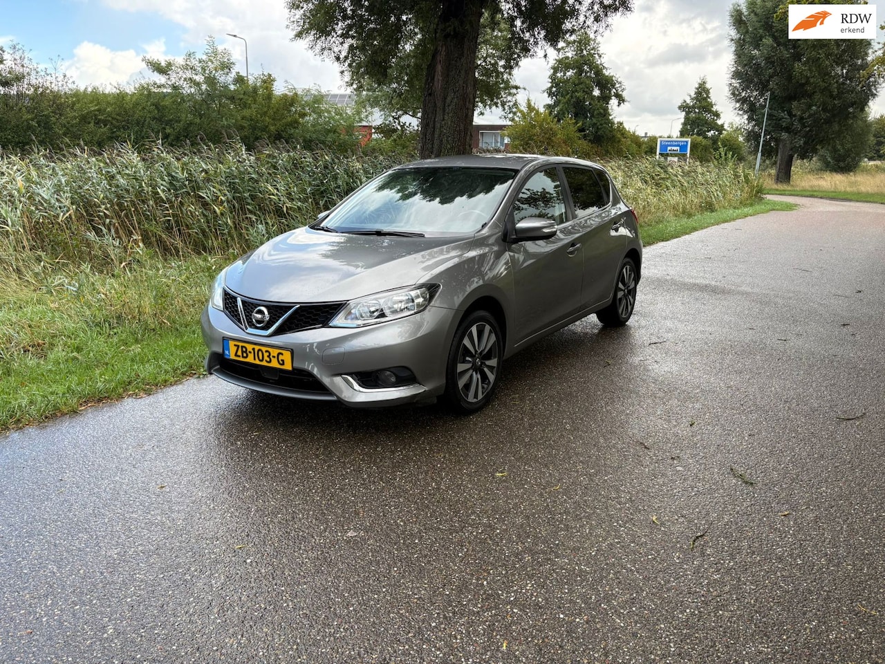 Nissan Pulsar - 1.2 DIG-T N-Connecta 1e Eigenaar Airco Cruise Achteruitrijcamera Navi Halflederbekleding - AutoWereld.nl