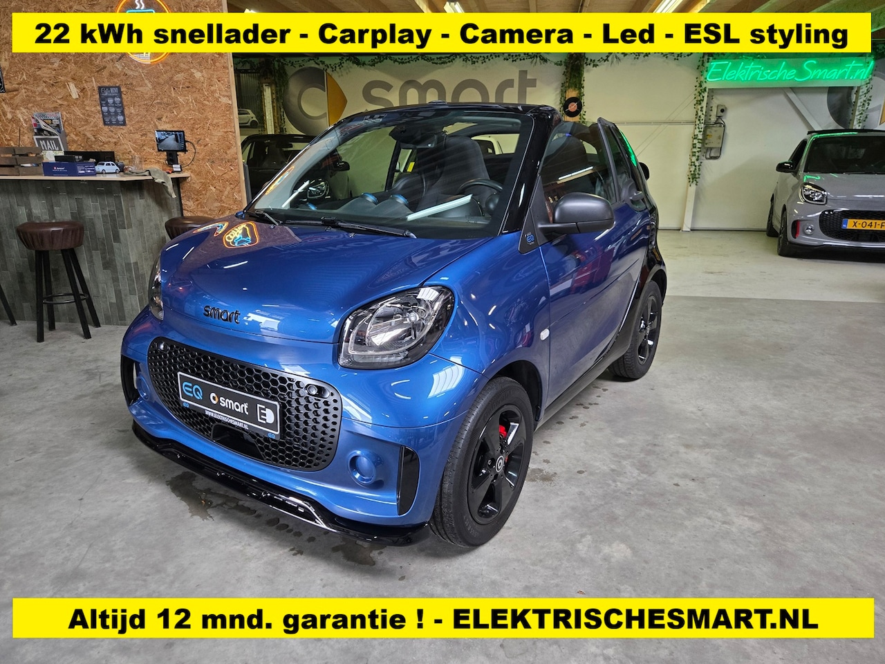 Smart Fortwo cabrio - EQ Comfort 18 kWh - AutoWereld.nl