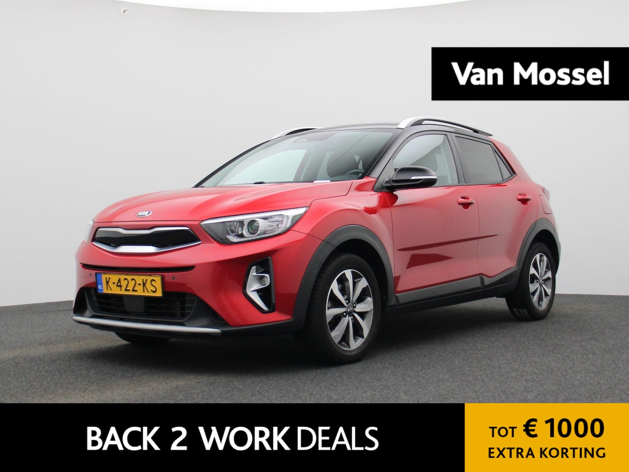 Kia Stonic - 1.0 T-GDi MHEV DynamicPlusLine | LMV | Navigatie | Parkeer sensoren | Climate control | Bl - AutoWereld.nl