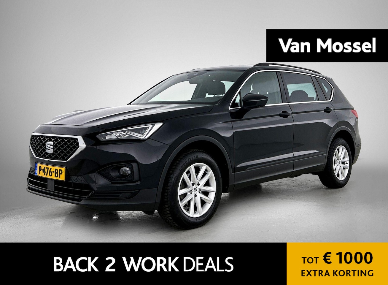 SEAT Tarraco - 1.5 TSI Style Business Intense 7 PERSOONS AUTOMAAT | CAMERA | NAVIGATIE | DRAADLOOS TELEFO - AutoWereld.nl