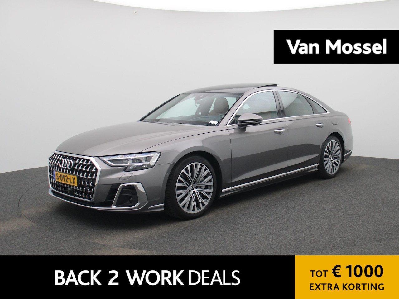 Audi A8 - 60 TFSI e quattro | PANORAMADAK | SOFTCLOSE | HEAD-UP | STOELKOELING & VERWARMING | MEMORY - AutoWereld.nl