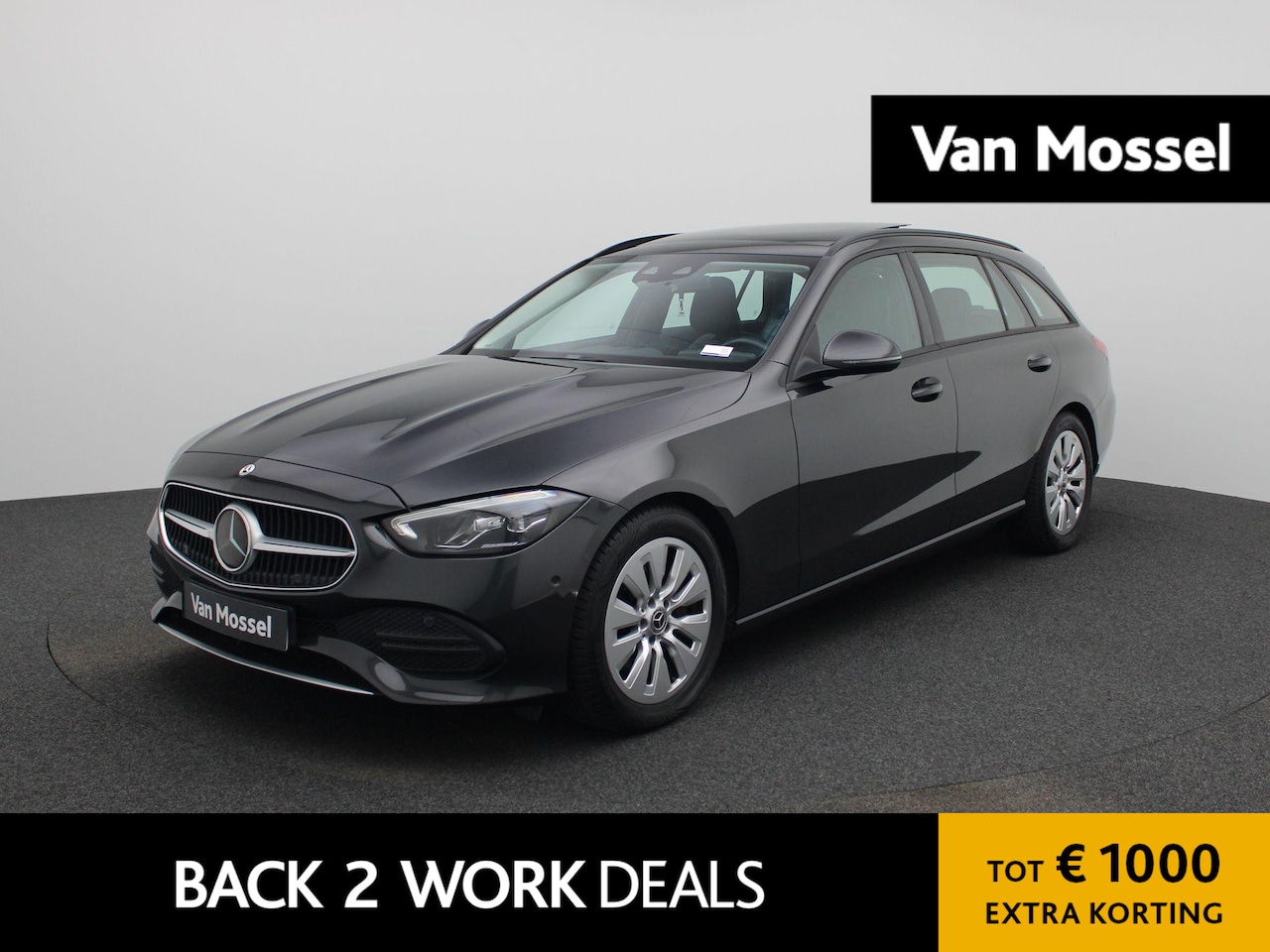 Mercedes-Benz C-klasse - Break C 200d Business Line AUTOMAAT | PANORAMADAK | NAVIGATIE | CAMERA | ADAPTIEVE CRUISE - AutoWereld.nl
