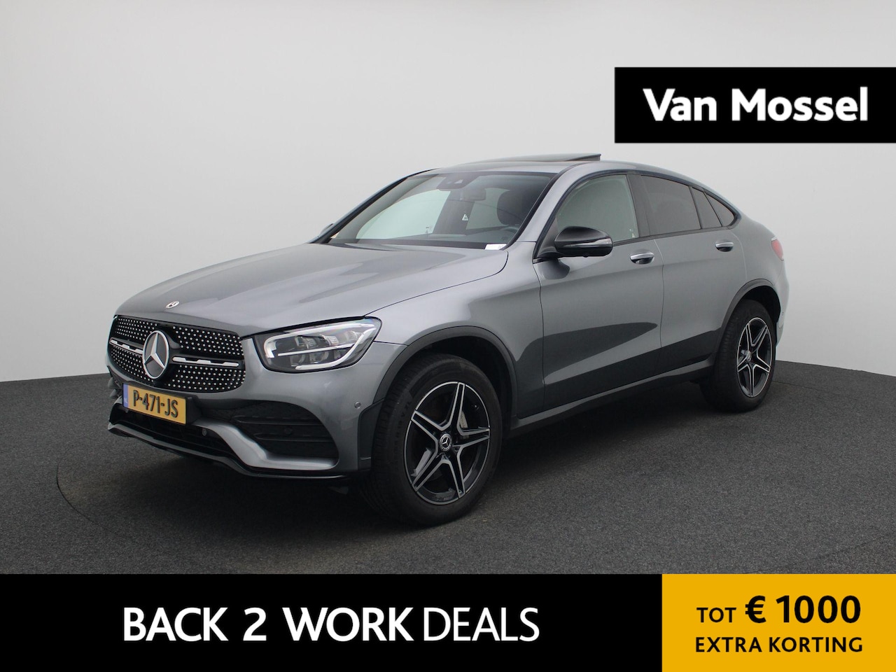 Mercedes-Benz GLC-klasse Coupé - 300e 4MATIC Business Solution AMG | SCHUIFDAK | 360 CAMERA | STOELVERWARMING | NAVIGATIE | - AutoWereld.nl
