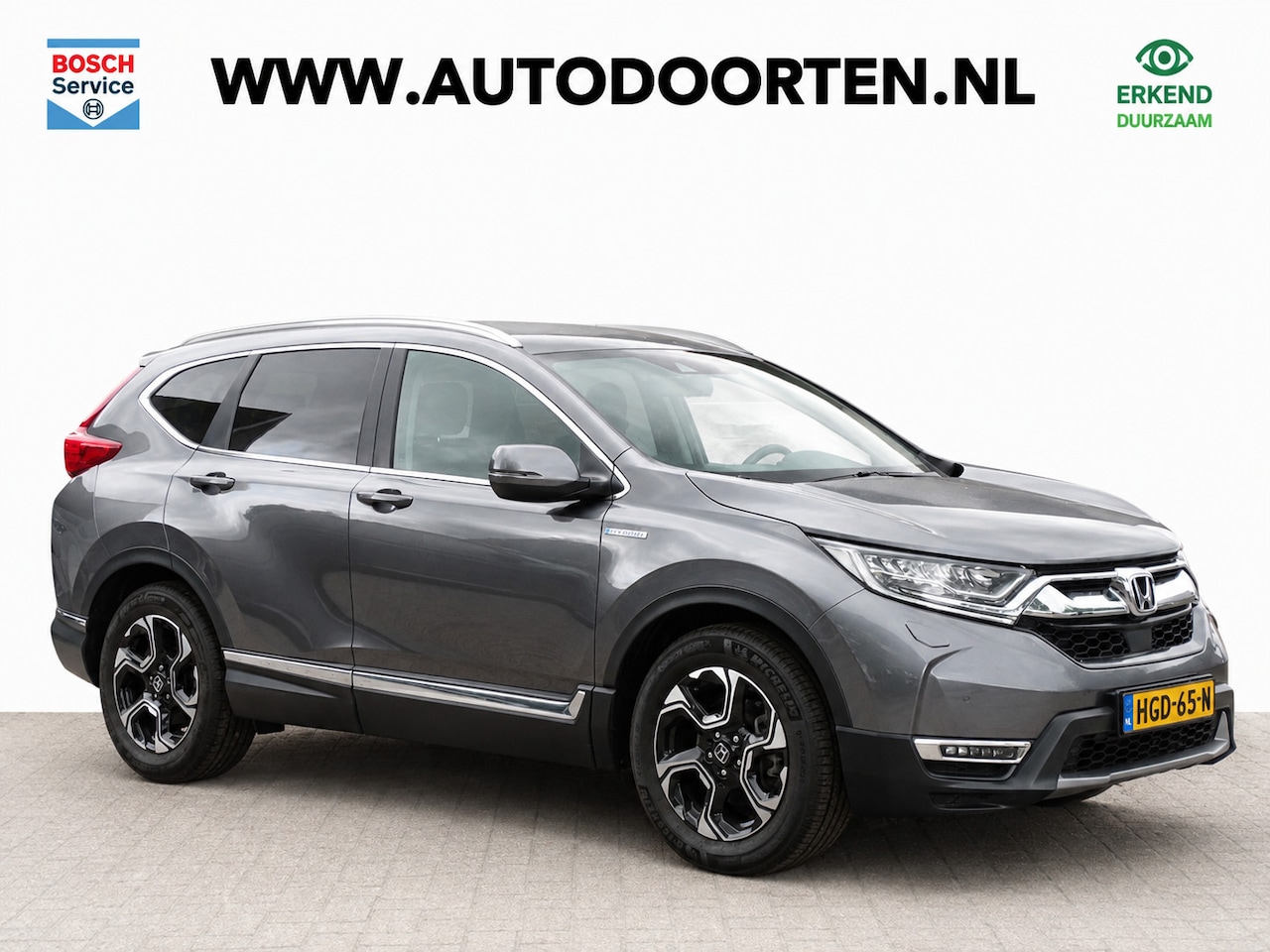 Honda CR-V - 2.0 Hybrid Lifestyle|Trekhaak|Adaptief|Carplay|Leder - AutoWereld.nl