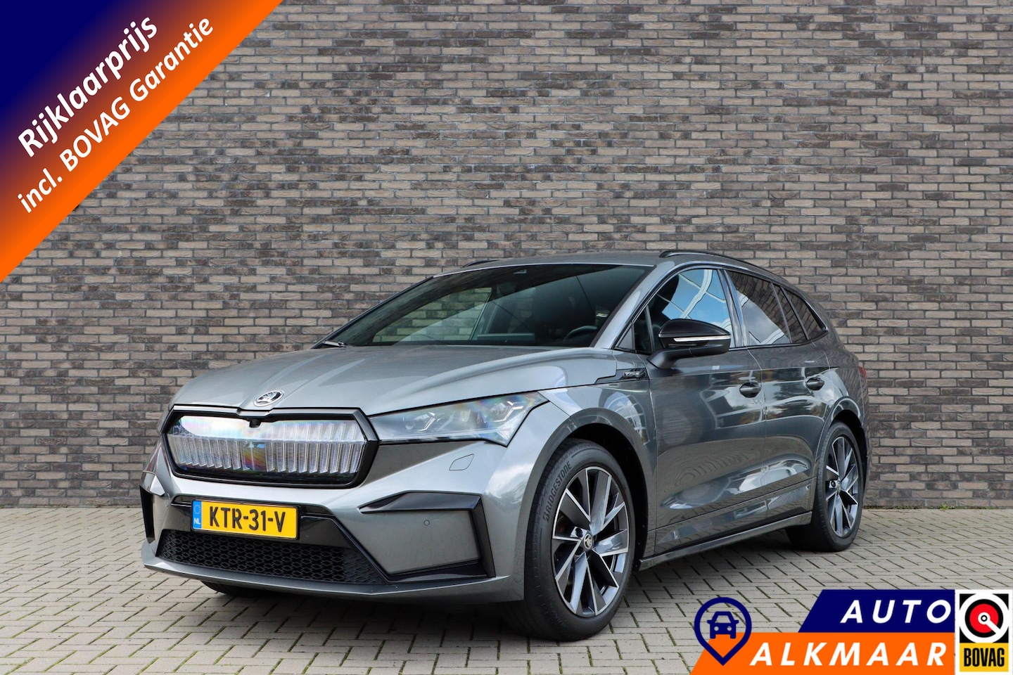Skoda Enyaq iV - 80 Sportline | SoH 98% | Crystal Face | Adaptieve cruise | Rijklaarprijs - incl.garantie - AutoWereld.nl