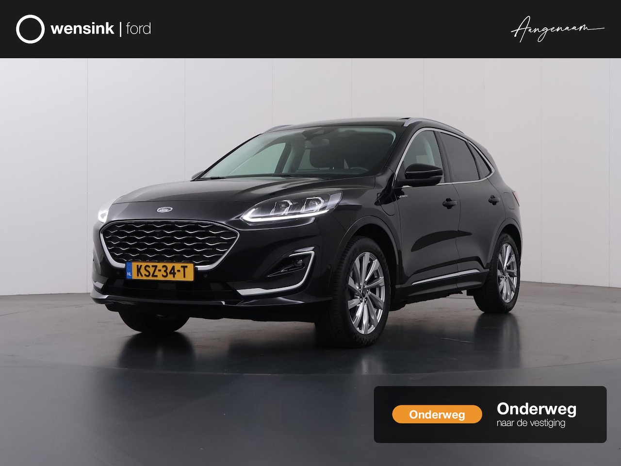 Ford Kuga - 2.5 PHEV Vignale | SOH 91% | Trekhaak | Panoramadak | Winterpakket | Head Up | Leder | Cru - AutoWereld.nl