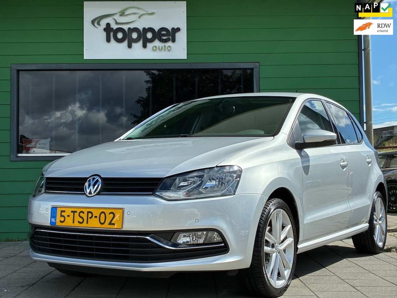 Volkswagen Polo - 1.2 TSI Highline|2e Eigenaar|Climatronic|CruiseControl|PDC|LM-Velgen|Nieuwe APK|NAP| - AutoWereld.nl