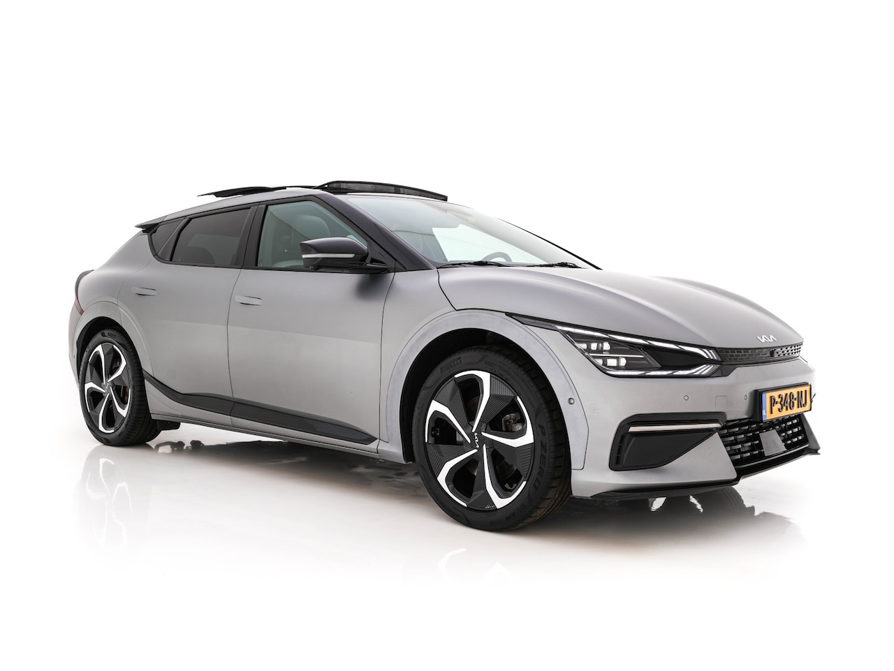 Kia EV6 - GT-Line AWD 77.4 kWh [3-Fase-11kW] (INCL-BTW) Aut. *PANO | HEAD-UP | LEATHER-ALCANTARA | A - AutoWereld.nl