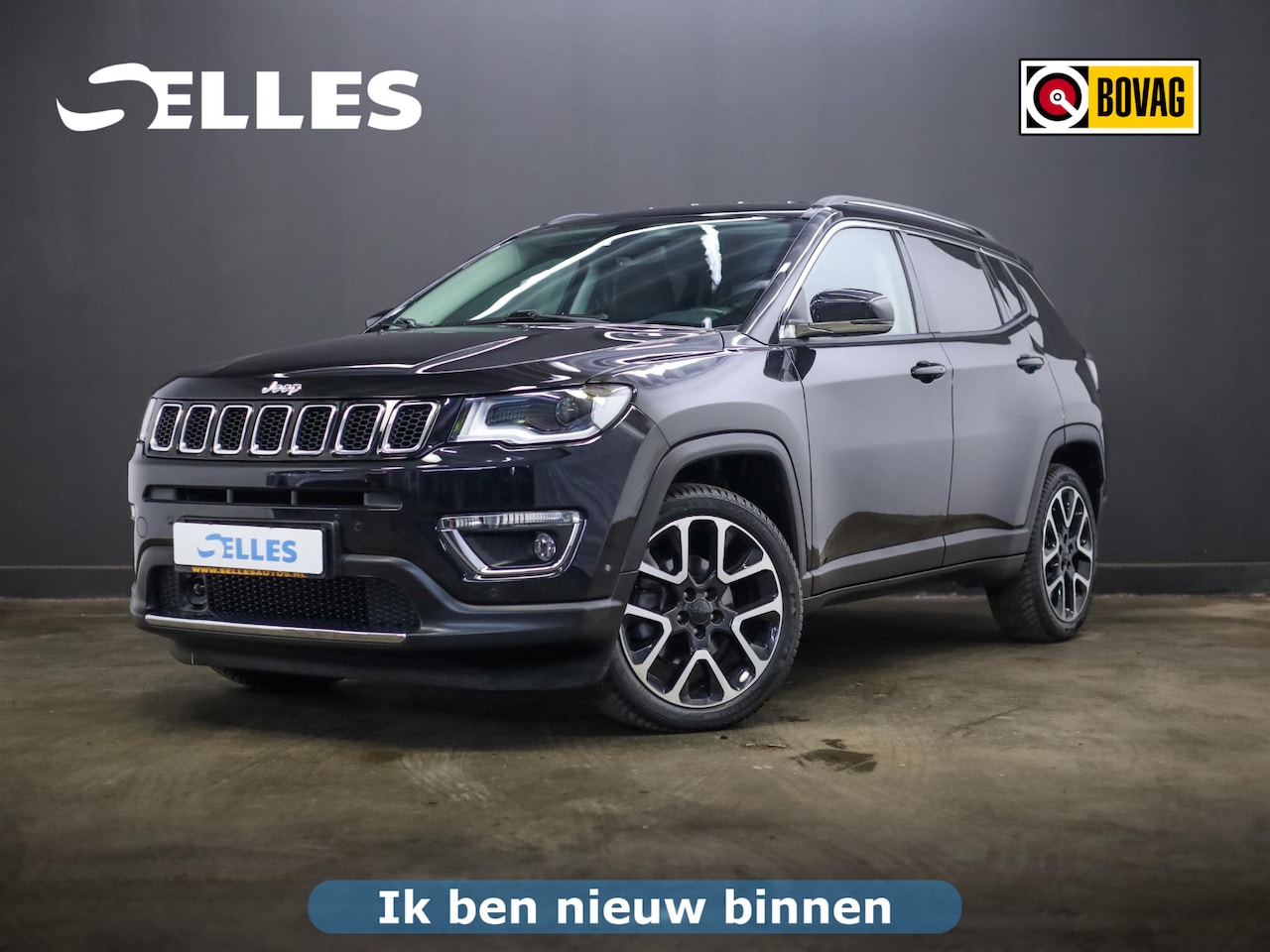 Jeep Compass - 1.3T Limited | Stuur en Stoelverwarming | Camera | Apple Carplay & Android auto | Adaptive - AutoWereld.nl