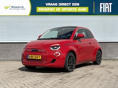 Fiat 500 C - La Prima 42 kWh Cabrio JBL Soundsysteem | Parkeersensoren Voor & Achter | Achteruitrijcame