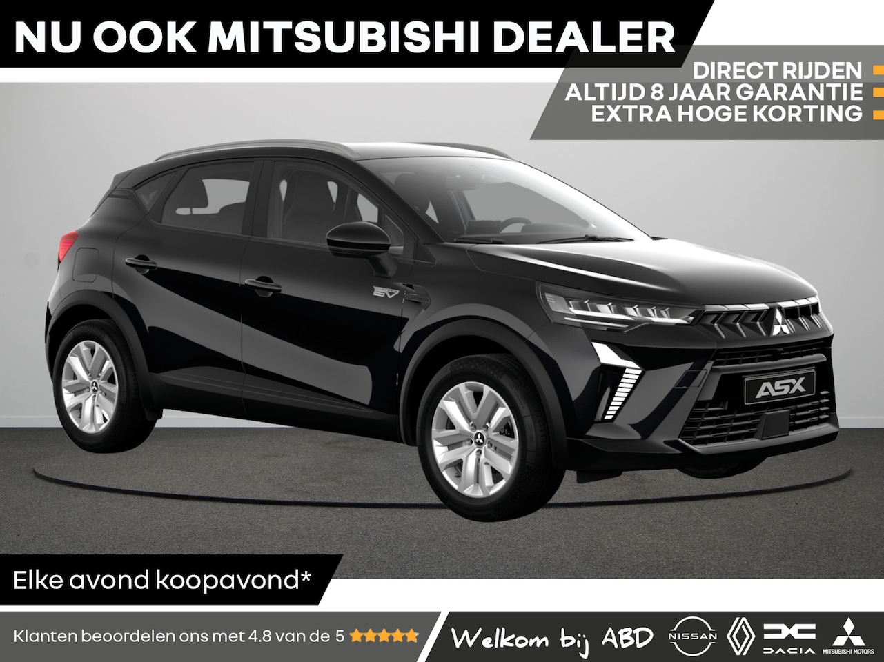 Mitsubishi ASX - Intense 1.8 HEV | Achteruitrijcamera | Automatic High Beam (AHB) | Climate Control (1 zone - AutoWereld.nl