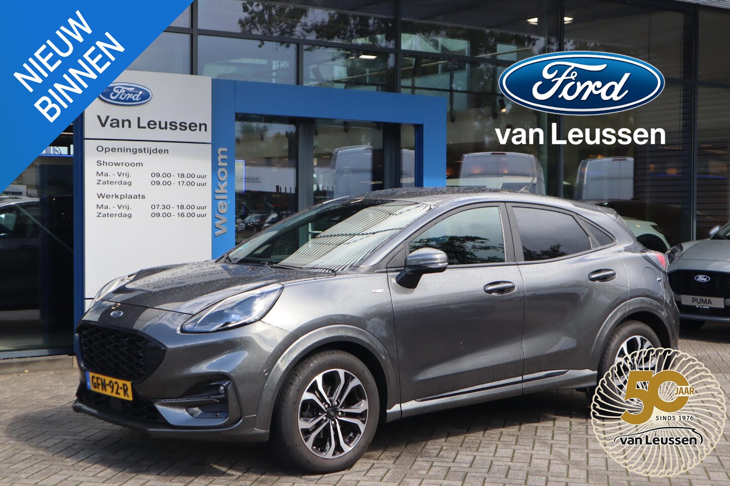 Ford Puma - 125PK ST-LINE-X WINTERPACK AFN-TREKHAAK PRIVACY-GLASS CAMERA PARK-SENSOREN AD-CRUISE BLIND - AutoWereld.nl